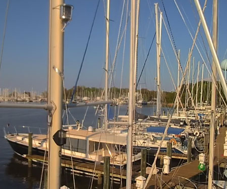 Bert Jabin Yacht Yard webcam Annapolis, Maryland