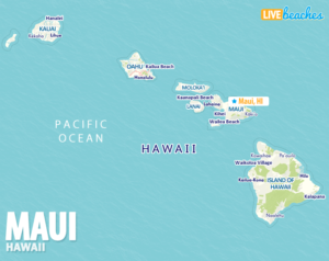 Map of Maui, Hawaii - LiveBeaches,com