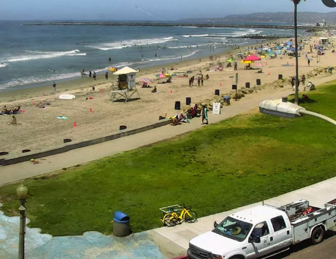 Ocean Beach Webcam in San Diego