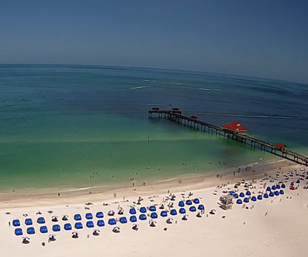 Clearwater Beach Webcam from Wyndham Grand