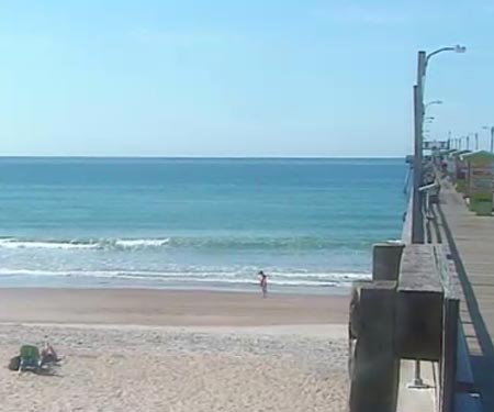 Emerald Isle Beach, NC Webcam from EiLiveSurf