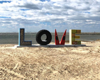 Love Sign Cape Charles, VA, Eastern Shore of VA