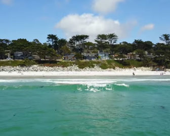 Aerial Tour of Carmel-by-the-Sea, CA