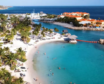 Aerial Tour of Curacao Resort Beach Vacation, Visit Caribbean Islands