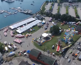 Aerial Tour of Rockland, ME