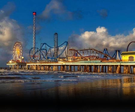 Galveston Island Pleasure Pier Cam