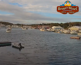 Brown's Wharf Restaurant Cove Webcam Boothbay Harbor, Maine