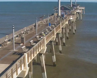 NC Aquarium Pier Cam in Nags Head