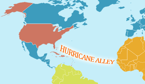 Hurricane Alley, Atlantic Ocean