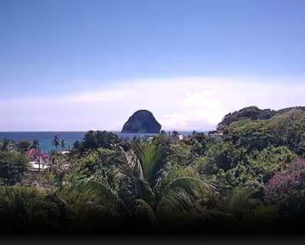 Martinique Webcam - Le rocher du Diamant