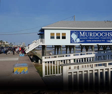 Murdoch's Bathhouse Live Webcam, Galveston Texas