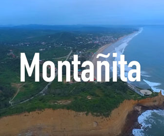 Flyover Video of Montañita, Ecuador Video Beaches