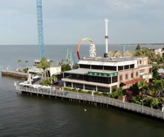 Aerial Tour of Kemah Boardwalk