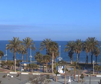 Live webcam Playa de la Misericordia in Malaga, Spain