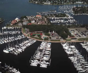 Waterford Harbor Marina, Aerial Tour Kemah, Texas