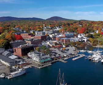 Aerial Video Drone Tour of Camden, ME