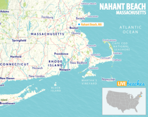 Map of Nahant Beach, MA - LiveBeaches.com