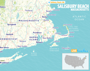 Map of Salisbury Beach, MA - LiveBeaches.com