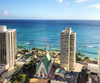 Hilton Waikiki Beach Live Surf Cam, Honolulu, Island of O'ahu Hawaii