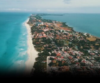 Playa Varadero, Cuba Scenic Aerial Beach Tour