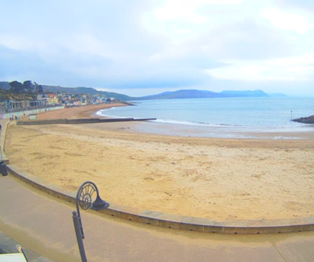 Lyme Regis, England Beach Webcam