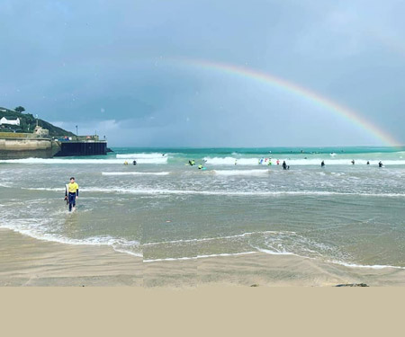 Towan Beach, Newquay Surf Cam, England UK