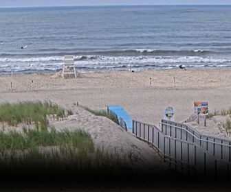 Ponquogue Beach, Hamptons Bay Live Surf Cam