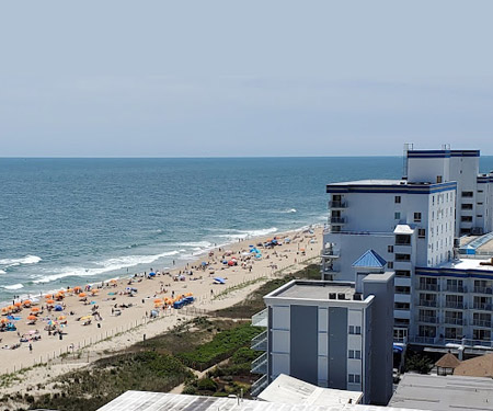 Ocean City, MD Skyline Webcam, 9400 Condo Building