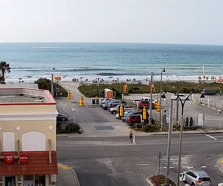 Boulineau's IGA Grocery Store Live Beach Webcam, Cherry Grove North Myrtle Beach, SC