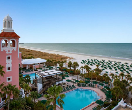 live webcam, The Don CeSar in St. Pete Beach, Florida