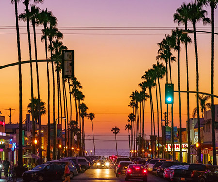 Ocean Beach Main Street Webcam, San Diego CA