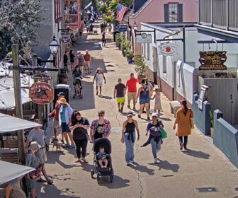 St. George Street Live Webcam in St. Augustine, Florida